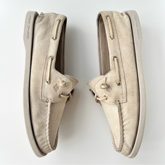 Sperry Sz 8.5 original A/O Vida Serpent women’s Boat Top Sider Preppy  Nubuck - Picture 9 of 16